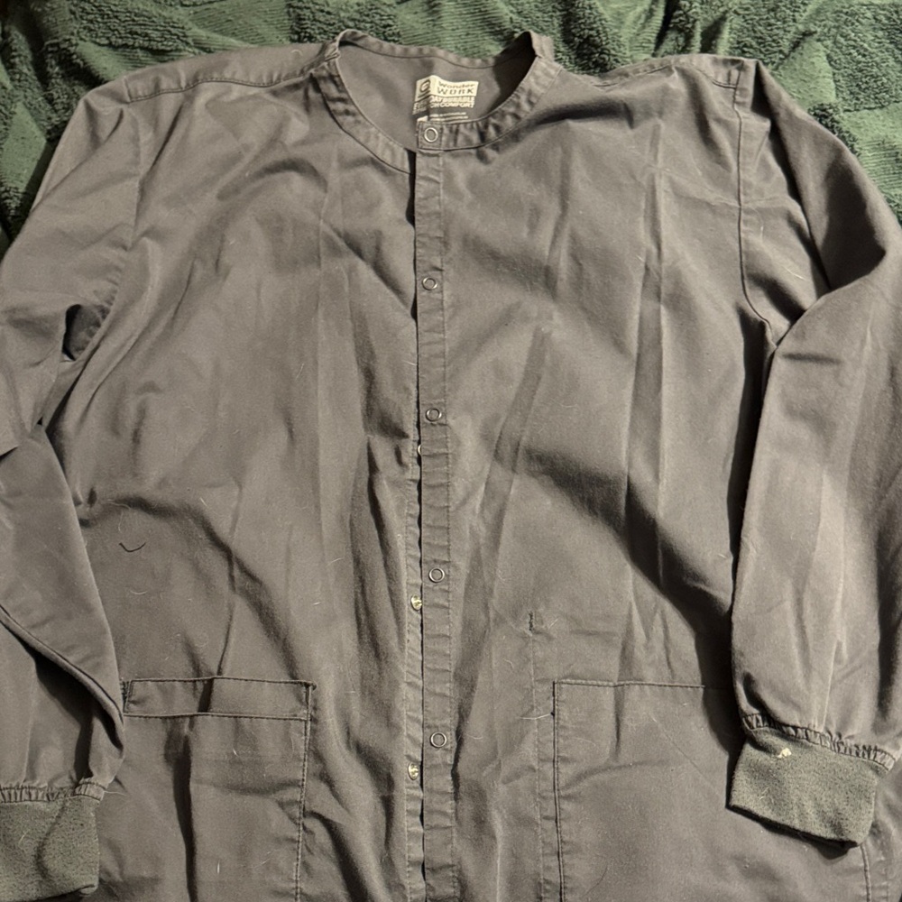 WonderWink grey scrub jacket